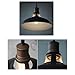 CLAXY Ecopower Industrial Barn Mini Metal Pendant Light 1 Light Hardwired for Kitchen Loft Restaurant Bar