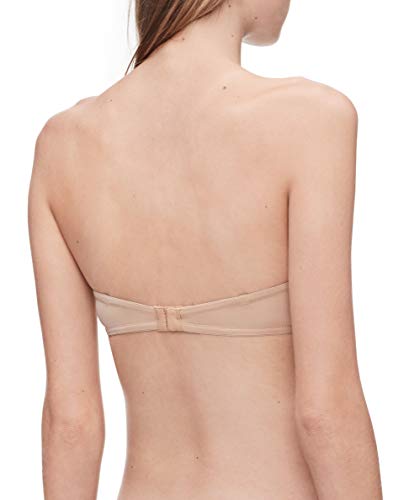 Calvin Klein Women's Naked Glamour Strapless Push-Up Bra, Buff, 30C #TOP1