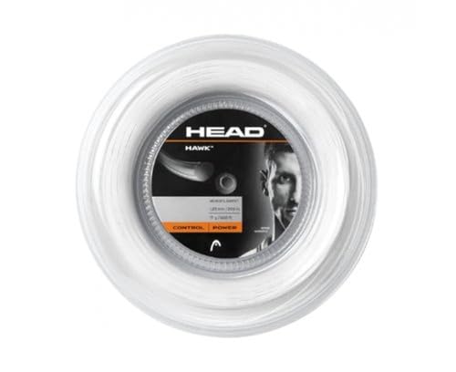 Head Hawk Tennis-Saite Rolle 200 Meter, Weiß, 1.30 mm