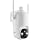 Dzees 360° PTZ Security Cameras Wireless Outdoor WiFi, 2K Powered Home Security Camera Indoor, Spotlight & Siren, Color Night