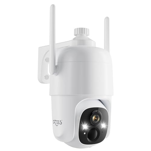 Dzees-360-PTZ-Security-Camera-Wireless-Outdoor-WiFi-2K Dzees 360° PTZ Security Camera Wireless Outdoor WiFi 2K - Image 1