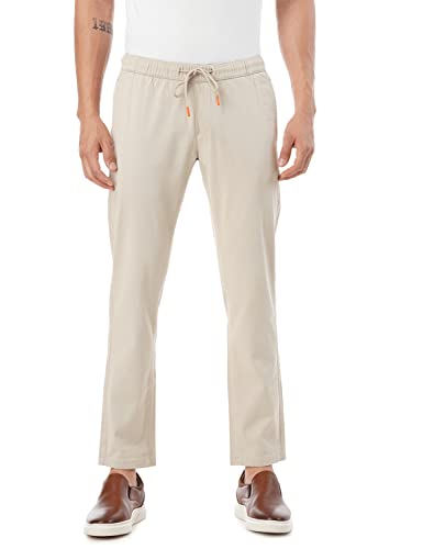 FYLTR Men’s Taper Fit Stretch Cotton Joggers with Elasticated Waistband & Drawstrings