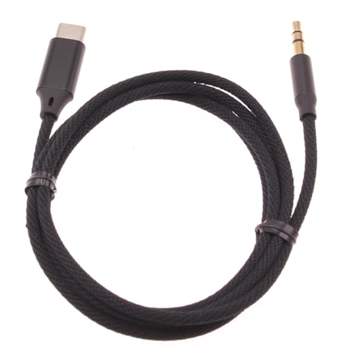 Aux Cable USB C a 3.5mm para Audio y Adaptador