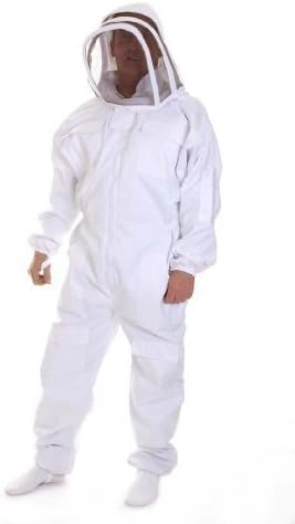Buzz Work Wear Beekeepers bee suit with fencing veil - SMALL