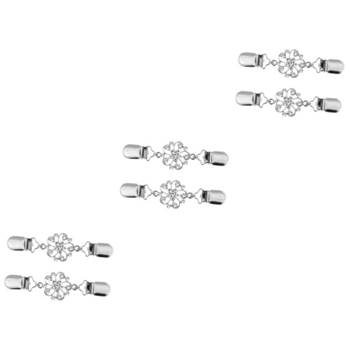 Broches connexion pull argent clip manteau cardigan link buckles accessoires vêtements femmes
