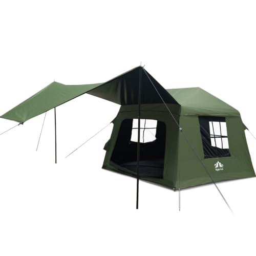 Night Cat Carpa inflable para camping: montaje fácil en 60 segundos para 4 personas miniatura 1
