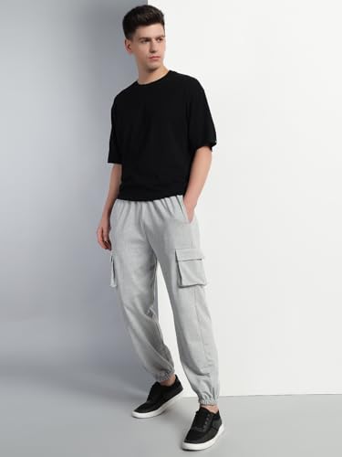 Image of Q - RIOUS Men Cargo || Men Cargo Pants || Men Cargo Pants Cotton || Cargos for Men, Black, 28