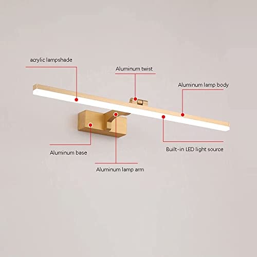 Applique miroir salle de bain réglable et orientable pour lavabo et coiffeuse - 4