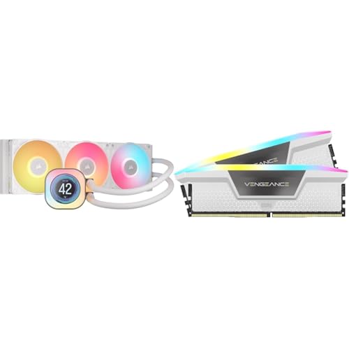 yZbgzCORSAIR iCUE LINK TITAN 360WG[^[ RX ARGBP[Xt@t zCg CW-9061026-WW + DDR5-6000MHz fXNgbvPCp VENGEANCE RGB DDR5V[Y (
