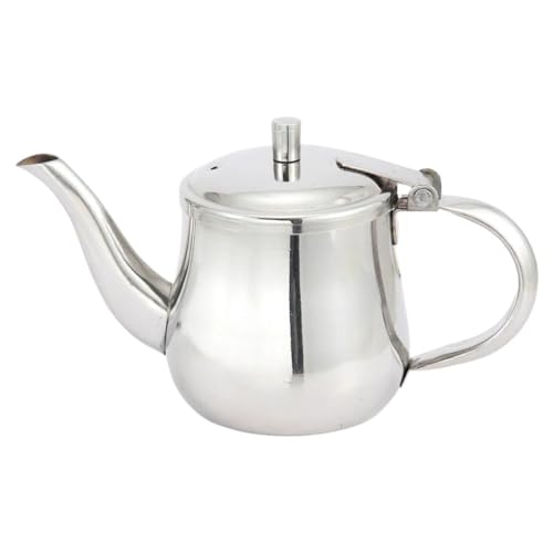 Soro Essentials- 10 oz Stainless Steel Gooseneck Server- Beverage Carafe Dispenser Tea Pot Coffee Server Coffee Carafe Table Serving Pot for Home Kitchen Restaurants