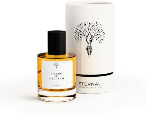 Cigars & Icecream EAU DE PARFUM Perfume for Men Long Lasting Perfume for Women Alcohol Free Unisex Perfume Oil Concentrated Fragrance Oil 50ml Pack of 1