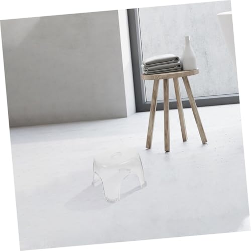 Repose pied de spa transparent et tabouret de douche antidérapant
