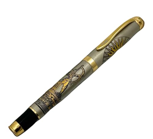 Image of Lord Shree Ram Ayodhya Etched Pen - Premium Engraved Metal Pen with Divine Design & Smooth Writing