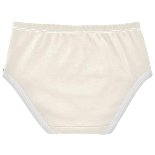 Joisal Beige Cream Girls Underwear Toddlers 2t Cotton Panties Little Girl Stylish Briefs Kids Undies2
