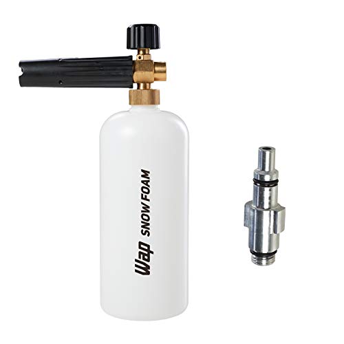 WAP Canhão de Espuma SNOW FOAM ENCAIXE LARGO FS 1 Litro, Aplicador de Detergente para Lavadoras de Alta Pressão WAP