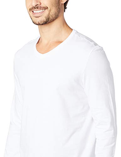 Camiseta Básicamasculina Manga Longa Decote V World