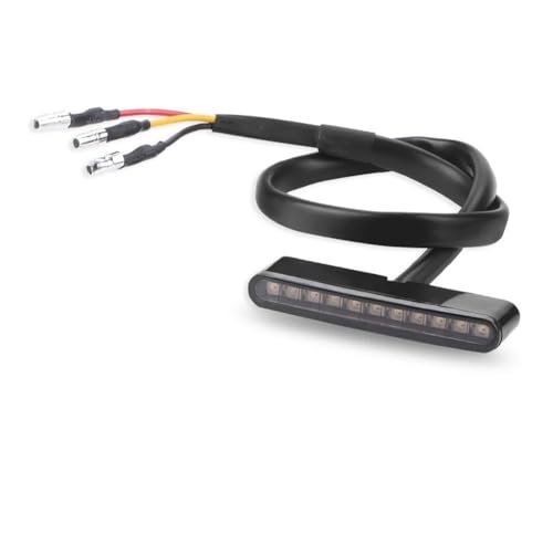 Feu arrière 5/11 LED stop 12V et clignotant moto haute luminosité universel