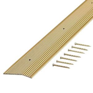 M-D Building Products 36 in. L Prefinished Satin Brass Aluminum