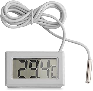 VBESTLIFE LCD Digital Thermometer, Mini Temperature Meter Probe Sensor Digital LCD Thermometer