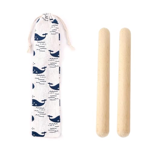 NHP 1 Paar Klanghölze,Klangstäbe,20cm Klanghölzer Rhythmusstöcke,Mit...