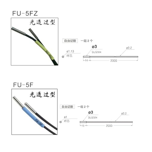 Fibre optique FU-48U haute précision pour capteurs et amplificateurs - 4