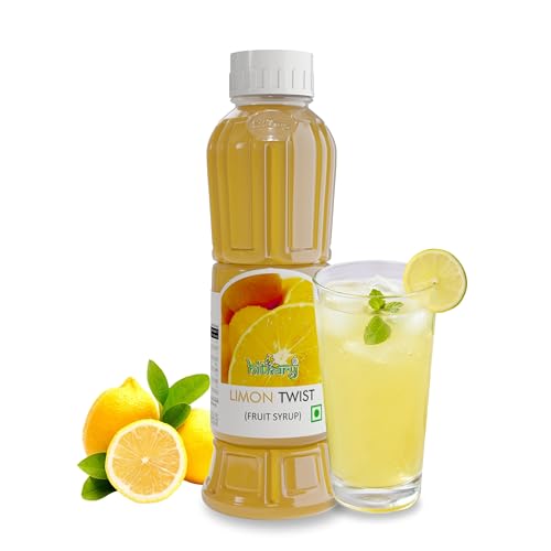 Image of Hitkary Limon Twist Syrup 700 ml | Zesty Lemon Drink Concentrate | Refreshing Summer Cooler | Ideal for Mocktails, Soda & Refreshing Drinks