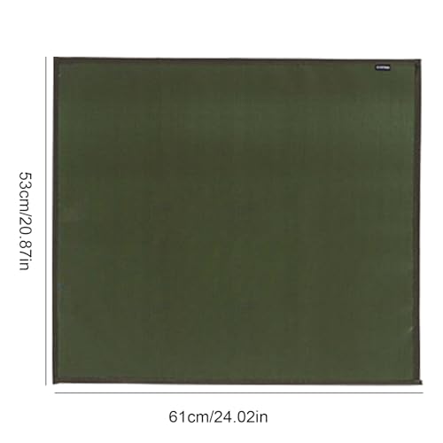 Tapis ignifuge pour barbecue protégeant la pelouse des brûlures de charbon - 6