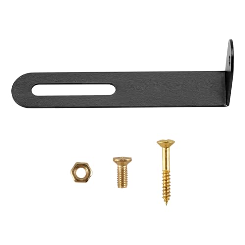 Webolu エレキギターサポートパーツスクラッチプレートブラケット、ナットゴールドネジ付き、ギブソンエピフォンレスポールLPギター用ピックガード