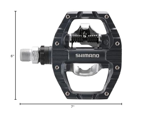 SHIMANO PD-EH500 SPD & Flat Dual Sided Bike Pedal for Indoor Cycling & Urban Riding