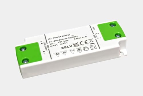 LED Netzteil Pro Slim (MECP-E) 24V DC, 0.625A, 15W Trafo mit MM Möbeleinbau, CE, Kurzschlussfe