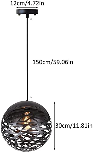 Lámpara de techo vintage E27 para crear ambiente en cafeterías y bares 3
