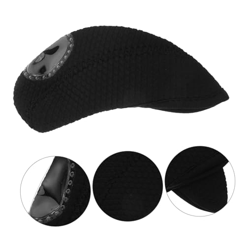 Gatuida Manchons de Clubs de Golf Insertion Facile en Polyester Noir 10 Pièces Résistants à l'usure Protection Parcours Couvre-têtes Adaptés pour Putters et Fers – vue 9