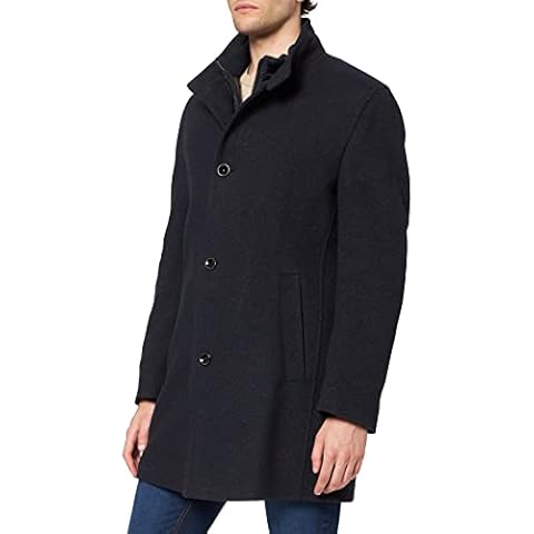 Bugatti Men's Navy Wool Coat, Size 52 Cover