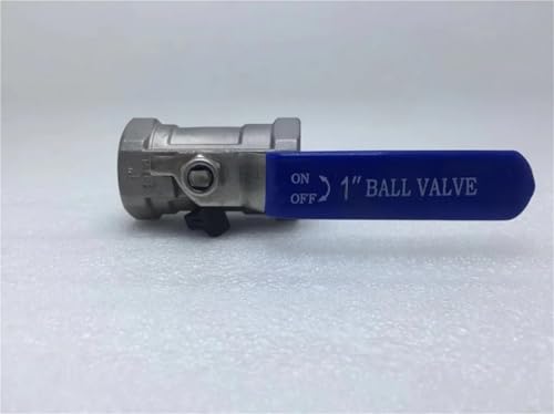 Válvula de bola de acero inoxidable SS304 hembra de 3/4 pulgadas duradera 5
