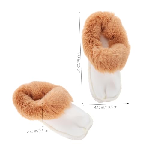 Plantillas para zapatos con forro de piel gruesa y cálida miniatura 2