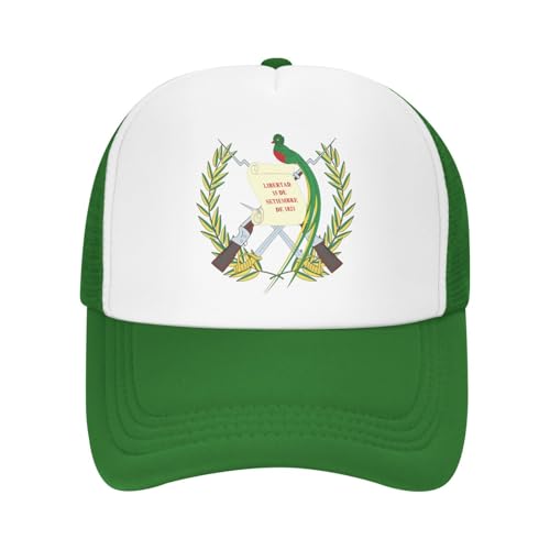 Guatemala Flag Symbol Trucker Hat Snapback Mesh Baseball Cap Unisex2