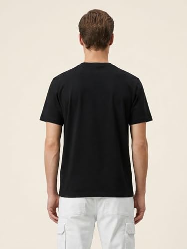 Image of Nobero 100% Cotton T Shirts for Men Stylish | Regular Fit | Graphic Printed T Shirts for Men 180 GSM Combed Cotton | Round Neck Half Sleeve