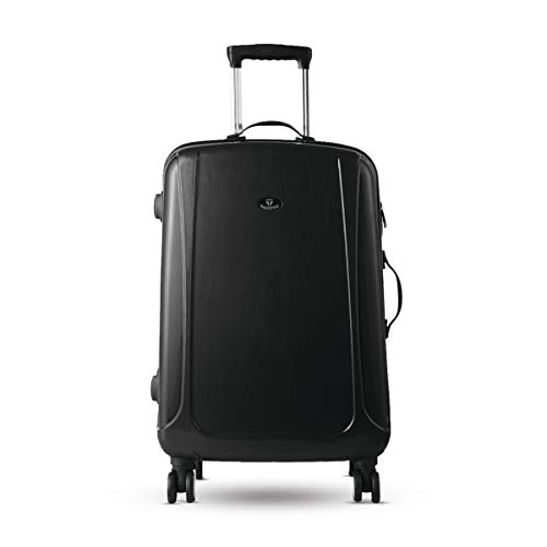 Image of Giordano Polycarbonate Hardsided Check-in Luggage (24 inch / Black)