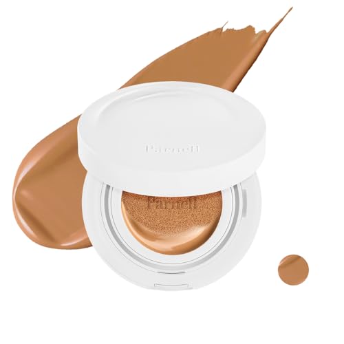 Image of Parnell Cicamanu Serum Cushion Foundation (34W Tan) Hydrating Soothing Korean Cushion Foundation with Centella & Madecassoside, Buildable Coverage, Dewy Finish, Lightweight, Smooth Radiant Glass Skin (15g)
