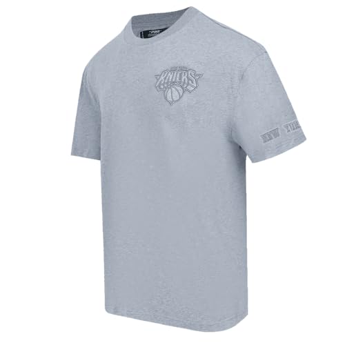 Pro Standard Men's NBA New York Knicks Neutral Short Sleeve Tee Dark Heather Gray S by Pro Standard - Used condition - Image 2