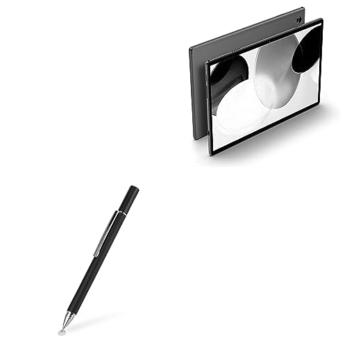 BoxWave Stylus Pen Compatible with Teclast M40 Pro 2023 - FineTouch Capacitive Stylus, Super Precise Stylus Pen - Jet Black