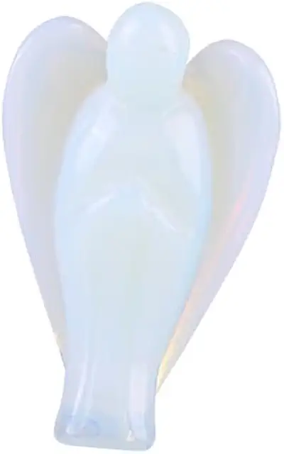 Guardian Angel Crystal Moonstone Figurine - Engeltjes Beeldjes
