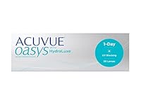ACUVUE OASYS 1-Day Tageskontaktlinsen helfen das Gefühl von müden & trockenen Augen zu reduzieren – Tageskontaktlinsen mit -2.25 dpt und BC 8.5 – UV Schutz & Komfortables Tragegefühl – 30 Linsen
