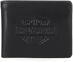 Harley-Davidson Cuir véritable pour hommes RFID Blocage Wallet Accessoire Voyage- Portefeuille Voyage
