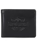 Harley-Davidson Men's Genuine Leather Rfid Blocking Wallet