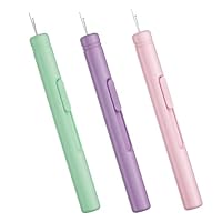 Roseeka 2 in 1 Needle Threader Seam Ripper - Dual Function Sewing Supplies for Hand Sewing & Sewing Machine, Quick Stitch Removal and Threading Needles Tool