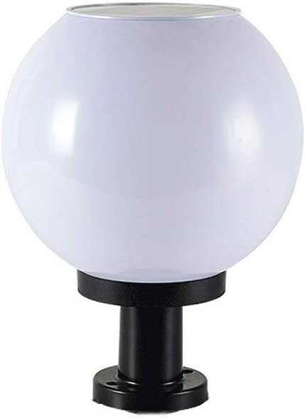 Lampe solaire à pilier imperméable boule 30cm éclairage autonome