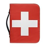 Funda Bíblica De Gran Capacidad Para Mujeres Y Hombres Bolsa De Libros Con Asa Patrón De La Bandera Nacional De Japón Accesorios Bíblicos De Pu De Primera Calidad Regalo Para Padres Madres Y Amigos