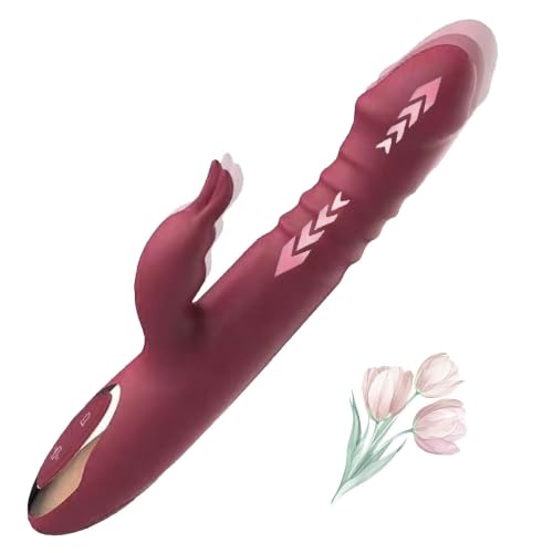Thrusting Vibrator for Women Adult Toys Rabbit Vibrator Sex Toys for Women Dildo Vibrators Couples Toys, Adult Only Powerful 10 Modes Vibrating Vibrator Adult Wand Massager for Women