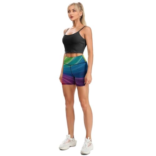 Short de sport femme taille haute pour gym et entraînement